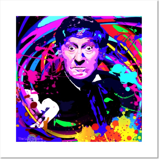 swirl 3rd Doctor Wall Art by EnceladusWaters